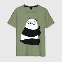Мужская футболка Возмущенная панда
