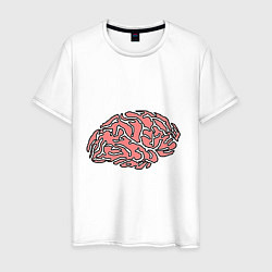 Мужская футболка Мозговая активность на 100%