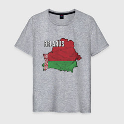 Мужская футболка Belarus Map