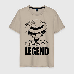 Мужская футболка Луффи Легенда One Piece