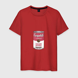 Мужская футболка Энди Уорхол - Банка супа