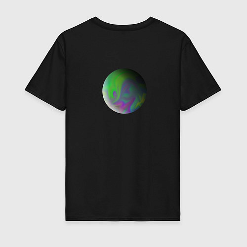 Мужская футболка Инопланетянин / Черный – фото 2