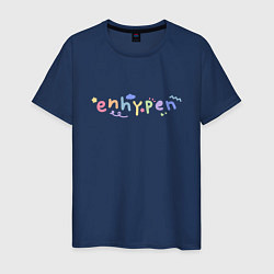 Мужская футболка ENHYPEN with cute doodles