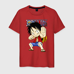 Мужская футболка Манки Д Луффи One Piece