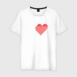 Мужская футболка Сердце