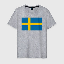 Мужская футболка Швеция Флаг Швеции