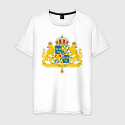 Мужская футболка Швеция Герб Швеции