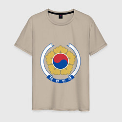 Мужская футболка Корея Корейский герб