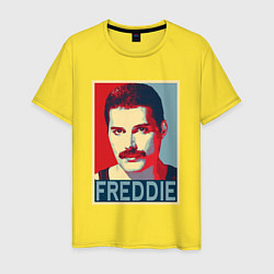 Футболка хлопковая мужская Freddie, цвет: желтый