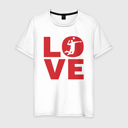 Мужская футболка Love Volleyball