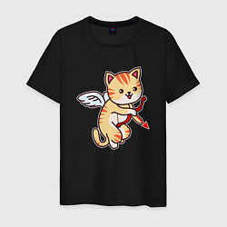 Мужская футболка Angel Cat