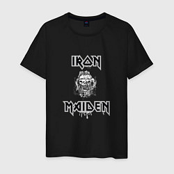 Футболка хлопковая мужская IRON MAIDEN АЙРОН МЕЙДЕН Z, цвет: черный