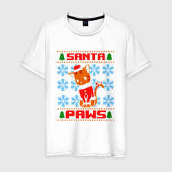 Мужская футболка Santa Paws
