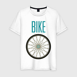 Мужская футболка Велосипед, колесо