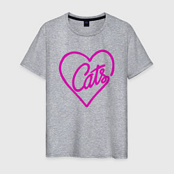 Мужская футболка Love Cats