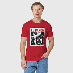 Футболка хлопковая мужская El Barca, цвет: красный — фото 2