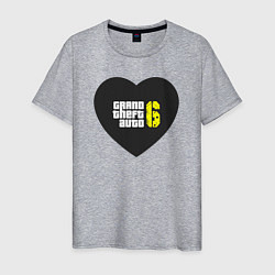 Мужская футболка GTA 6: Heart