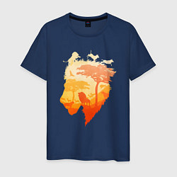Мужская футболка Africa - Lion