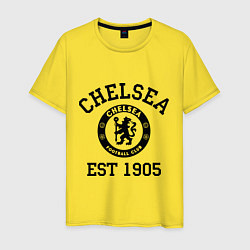 Футболка хлопковая мужская Chelsea 1905, цвет: желтый