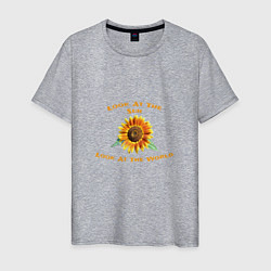 Мужская футболка Look At The Sun, World