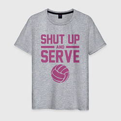 Мужская футболка Shut Up And Serve