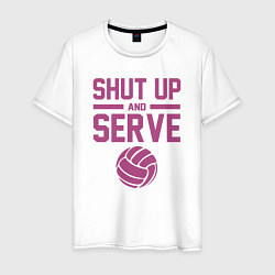 Мужская футболка Shut Up And Serve