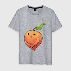 Мужская футболка Милая персик