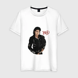 Мужская футболка BAD Майкл Джексон