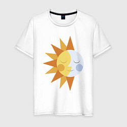 Мужская футболка Sun and Moon
