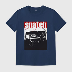 Футболка хлопковая мужская Большой куш Гай Ричи, цвет: тёмно-синий