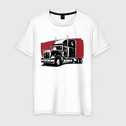 Мужская футболка Truck red