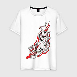 Мужская футболка Тигр самурая