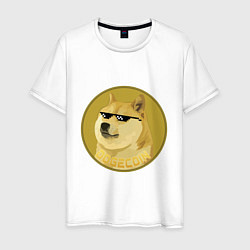 Мужская футболка Dogecoin