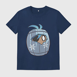Футболка хлопковая мужская Бомбочка Кэйа, цвет: тёмно-синий