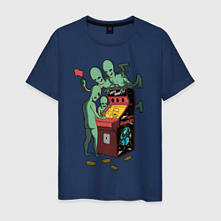 Мужская футболка Пришельцы в игровых автоматах