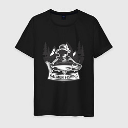 Мужская футболка Ловля лосося