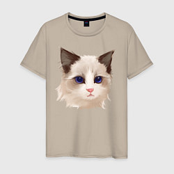 Мужская футболка Хмурый кот