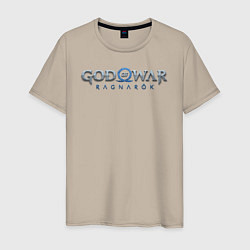 Мужская футболка God of War Ragnarok лого