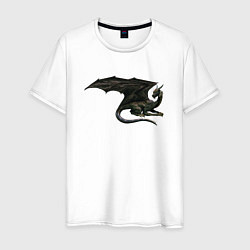 Мужская футболка Черный дракон