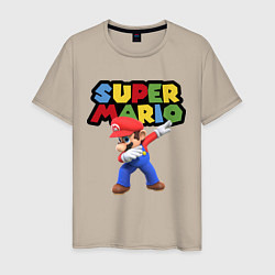 Мужская футболка Super Mario Dab