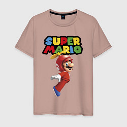 Мужская футболка Марио - вертолёт