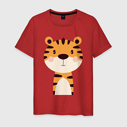 Мужская футболка Cartoon Tiger