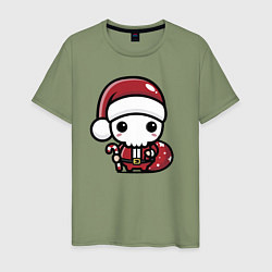 Мужская футболка Маленький Санта Клаус