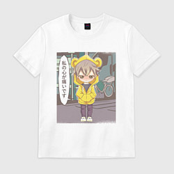 Мужская футболка Злой аниме ребёнок Chibi Kid