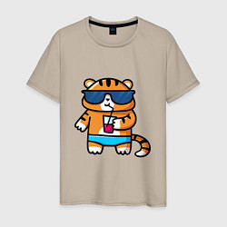 Мужская футболка Веселый тигренок