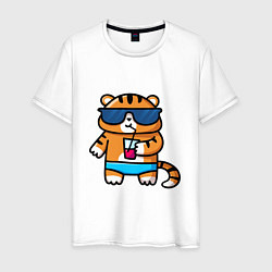 Мужская футболка Веселый тигренок