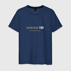 Мужская футболка DEPRESSION 100