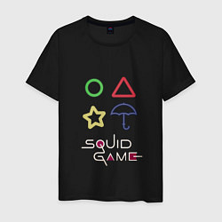 Мужская футболка Игра сахарные соты Squid Game