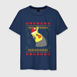 Мужская футболка Рождественский свитер Корелла