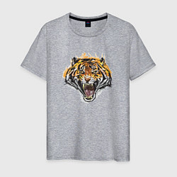 Мужская футболка Ярость тигра